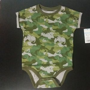 Dinosaur Camo Onesie 18m NWT
